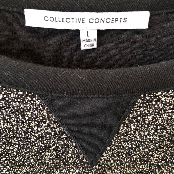 Collective Concepts Metallic Sweater - Picture 3 of 4